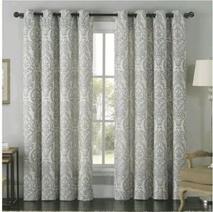 Longview Grommet Panel Gray 54inx84in Victoria Classic apanel